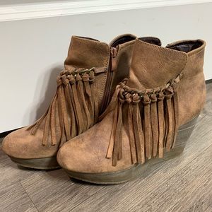 Sbicca Fringe Wedges